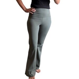 Yogalicious Lux Women's Green Flare Pants